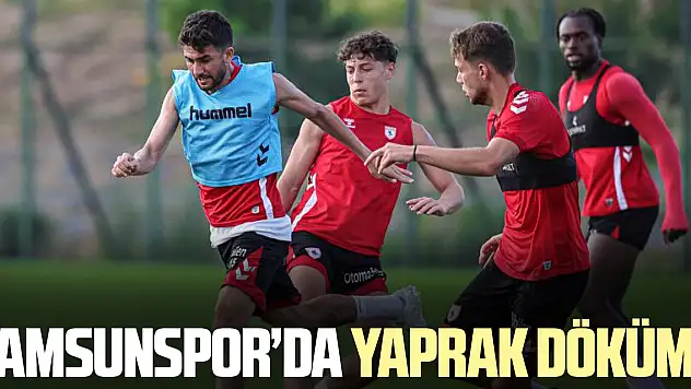 SAMSUNSPOR'DA YAPRAK DÖKÜMÜ