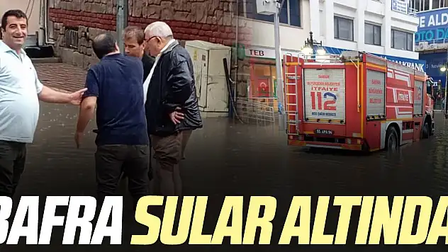 Bafra sular altında