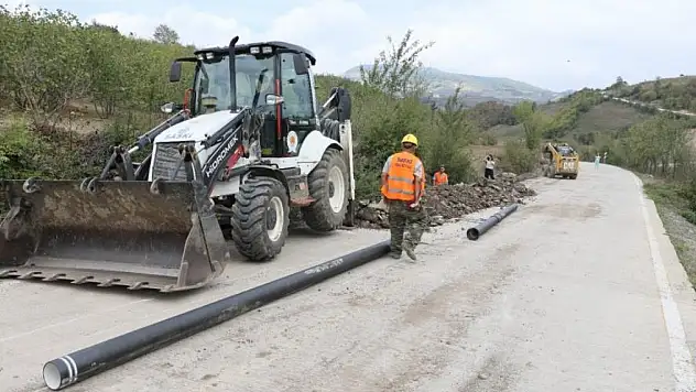 Kırsala yeni içme suyu hattı