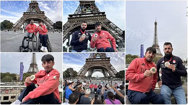 Milli para masa tenisçiler, turistlerin ilgisiyle karşılaştı