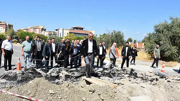 Manisa'da şaşırtan manzara