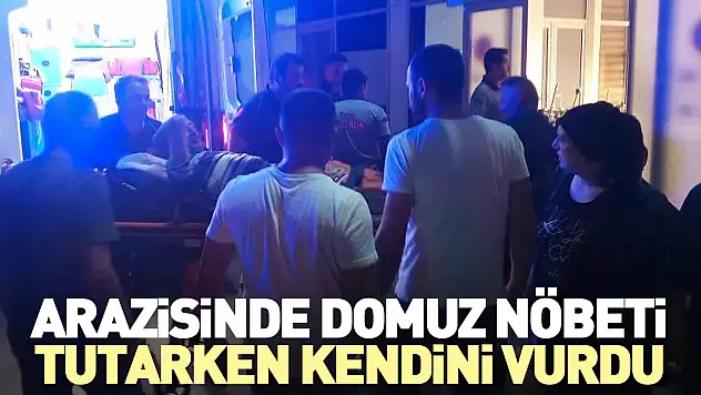 Nöbet tutarken kendini vurdu