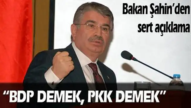 Şahin'den terör açıklaması