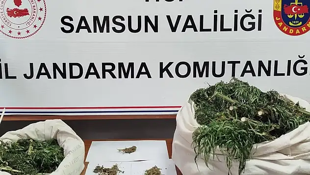 10 kilogram esrar ele geçirildi