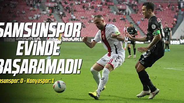Trendyol Süper Lig: Samsunspor: 0 – Konyaspor: 1 (Maç sonucu)