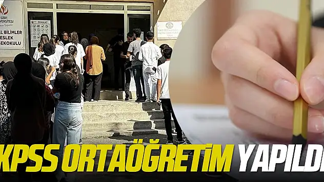 KPSS Ortaöğretim yapıldı