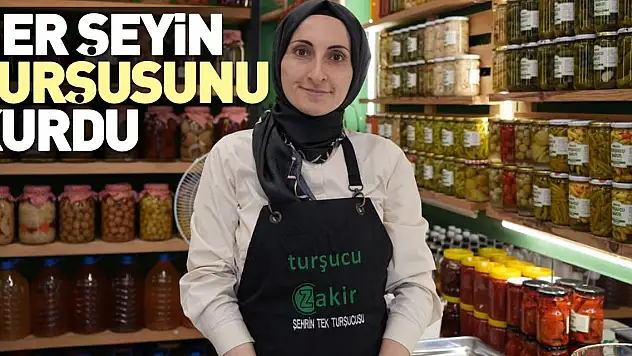 100'den fazla çeşit turşu raflarda