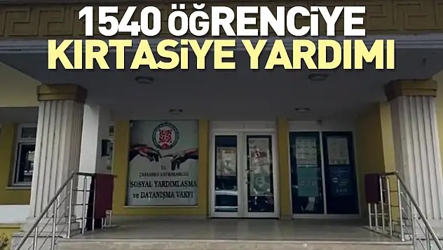 1540 Öğrenciye Kırtasiye Yardımı