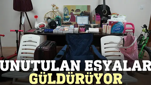 Unutulan eşyalar güldürüyor