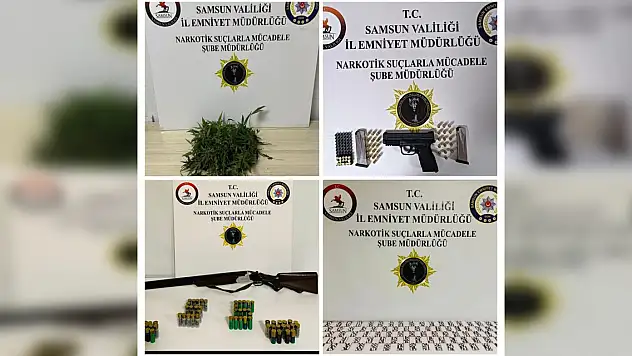 Samsun'da uyuşturucu operasyonu