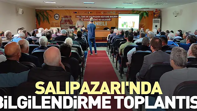 Salıpazarı'nda bilgilendirme toplantısı
