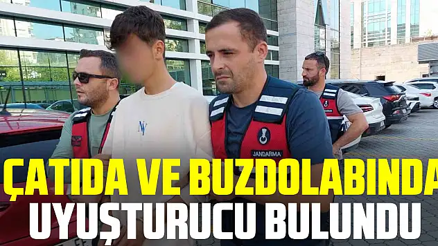 Çatıda ve Buzdolabında Uyuşturucu Bulundu