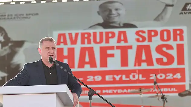 Avrupa Spor Haftası etkinliğine katıldı