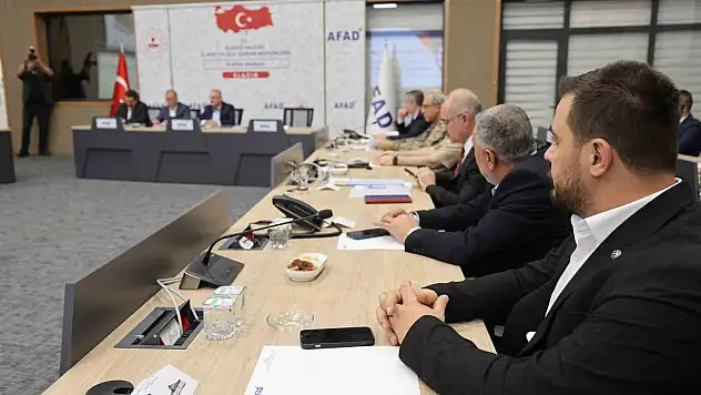 'Afet sonrası iyileştirme çalışmaları' toplantısı