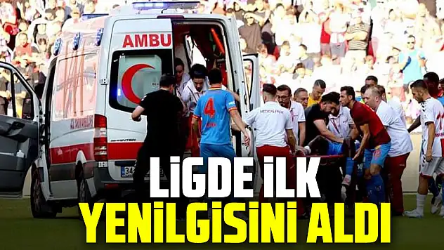 ligde ilk yenilgisini aldı