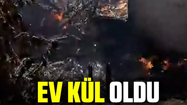 Çarşamba'da yangın: EV KÜL OLDU