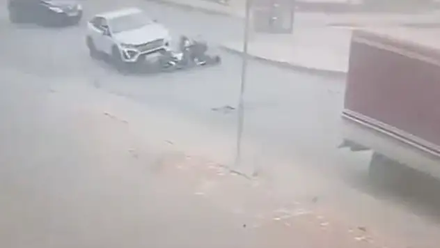 Önce ezdi sonra kaçtı