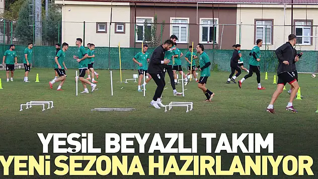 Yeşil beyazlı takım yeni sezona hazırlanıyor