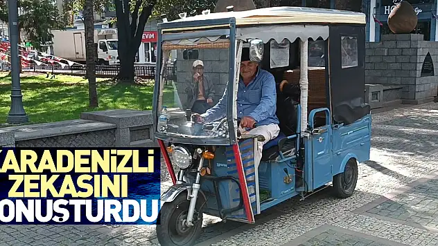 Karadenizli zekasını konuşturdu
