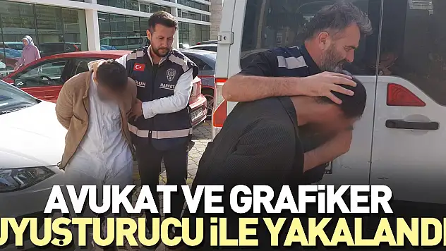 Avukat ve grafiker uyuşturucu ile yakalandı