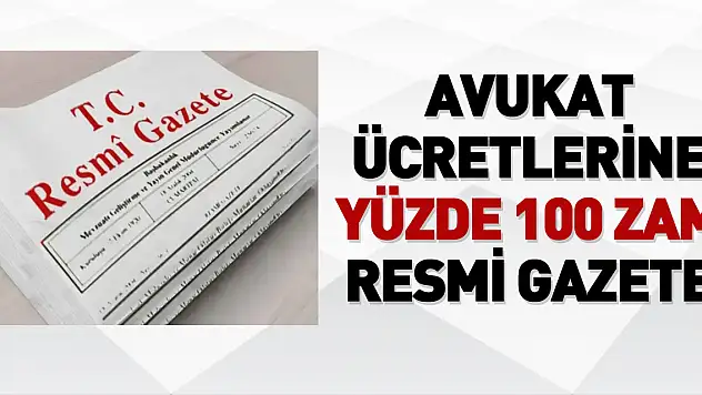 Avukat Ücretlerine Yüzde 100 Zam