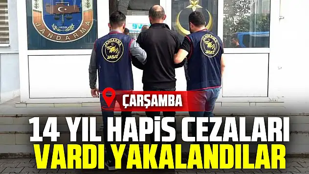 14 yıl hapis cezaları vardı yakalandılar