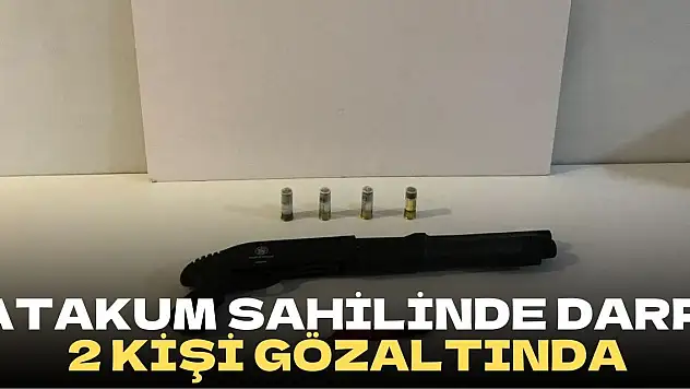 Atakum Sahilinde Darp: 2 Kişi Gözaltında