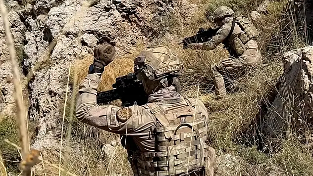 'Gürz-18' operasyonlarında 55 mağara, sığınak ve barınma alanı imha edildi