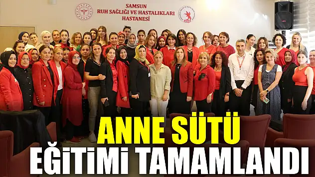 Anne sütü eğitimi Tamamlandı