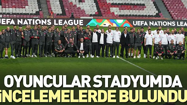 Oyuncular 19 Mayıs Stadyumu'nda incelemelerde bulundu