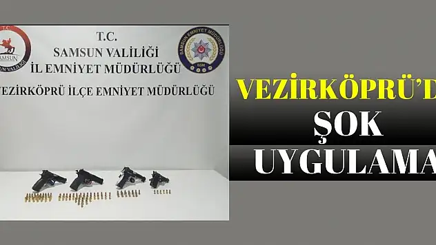 Vezirköprü'de Şok Uygulama