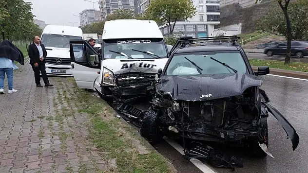 Samsun'da trafik kazası: 6 yaralı