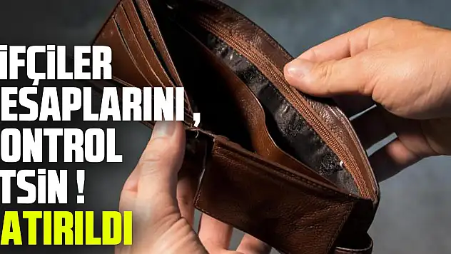 ÇİFÇİLER HESAPLARINI KONTROL ETSİN ! YATIRILDI