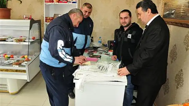 Zabıtadan Ruhsat Taraması