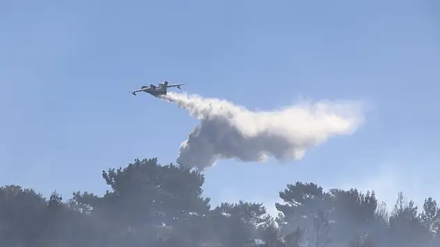 Hava araçlarının alevlerle mücadelesi