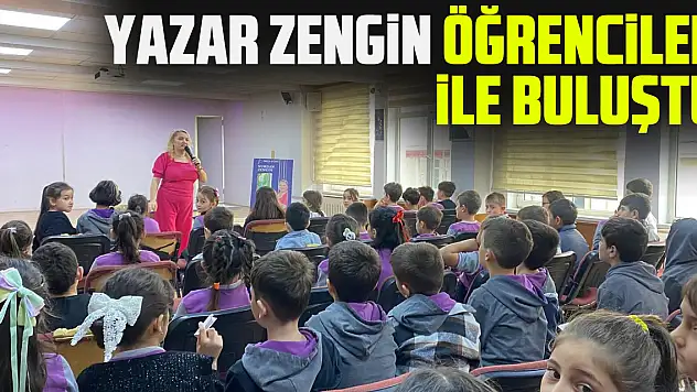 YAZAR ZENGİN ÖĞRENCİLER İLE BULUŞTU
