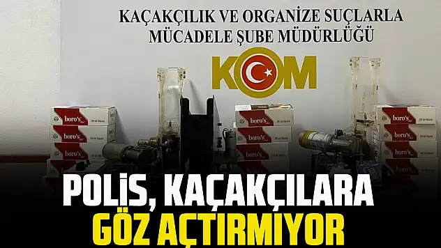 Polis, Kaçakçılara Göz Açtırmıyor