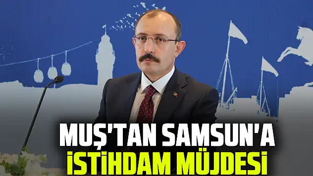 Muş'tan Samsun'a istihdam müjdesi