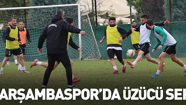 Çarşambaspor'da Üzücü Seri