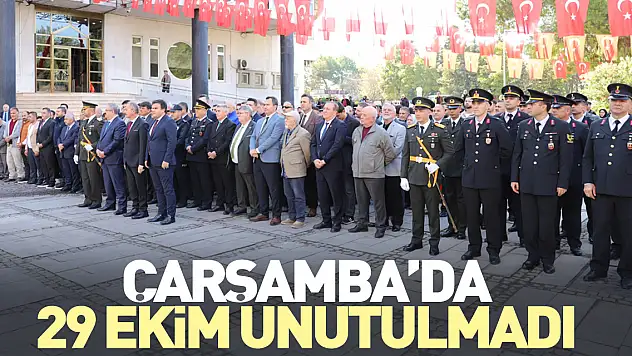 Çarşamba'da 29 Ekim Unutulmadı