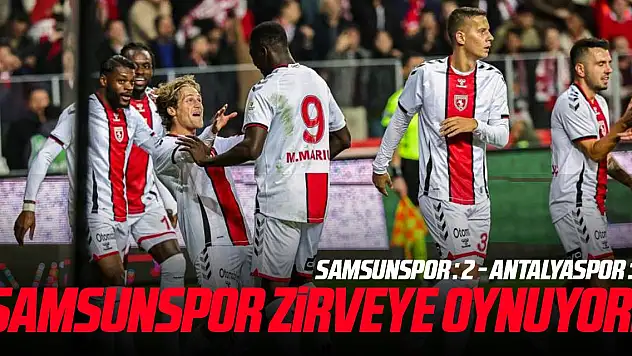 Trendyol Süper Lig: Samsunspor: 2 – Antalyaspor: 0 (Maç sonucu)
