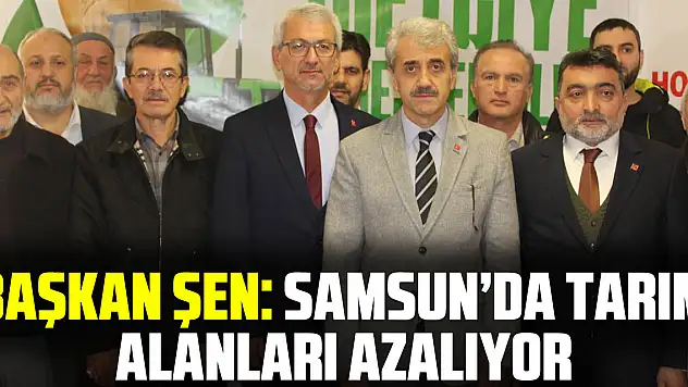 Samsun'da Tarım Alanları Azalıyor