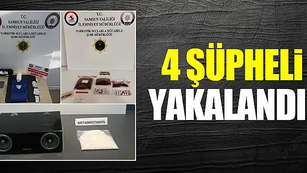 4 Şüpheli Yakalandı!