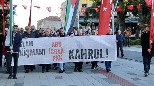 Trabzon, Filistin için yürüdü