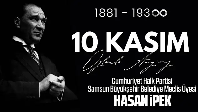 CHP Samsun Büyükşehir Belediye Meclis Üyesi Hasan İpek