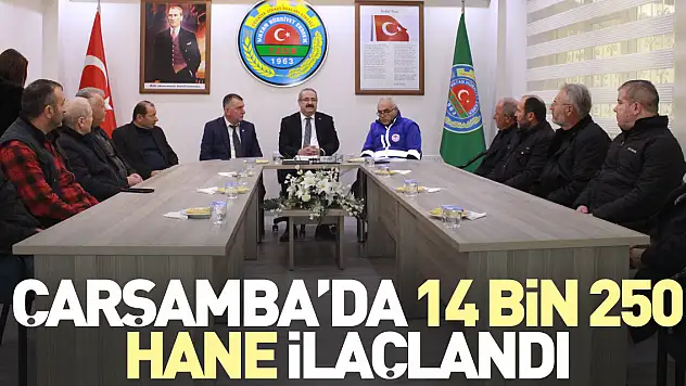 Çarşamba'da 14.250 Hane ilaçlandı