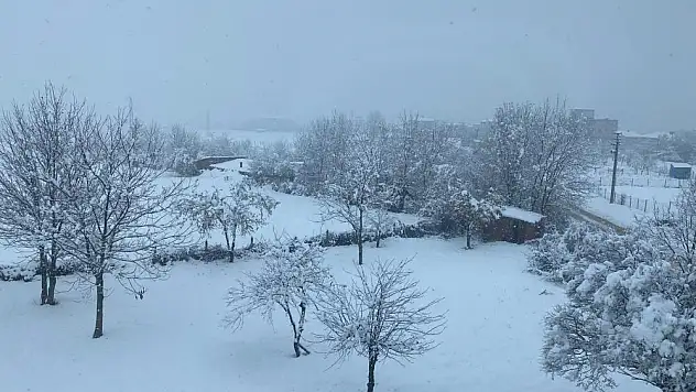 Kavak, beyaz gelinliğini giydi