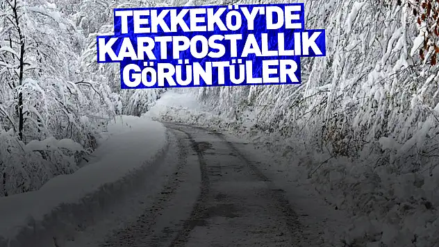 Tekkeköy'de kartpostallık görüntüler