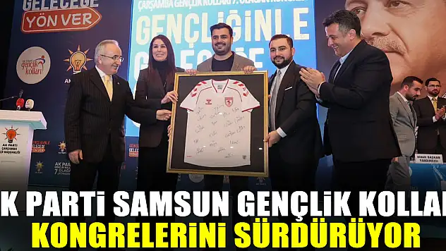 AK Parti Samsun Gençlik Kolları Kongrelerini Sürdürüyor