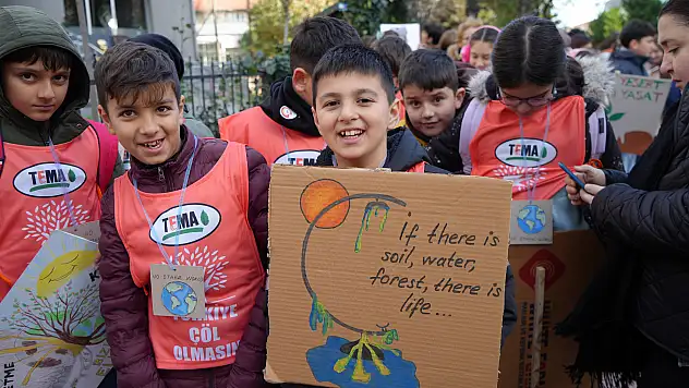 Erozyonla mücadele yürüyüşü